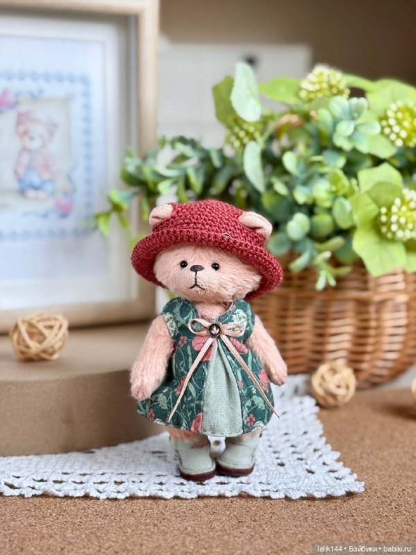 Мишка-малышка Клэр (рост 11 см) (фото 6)