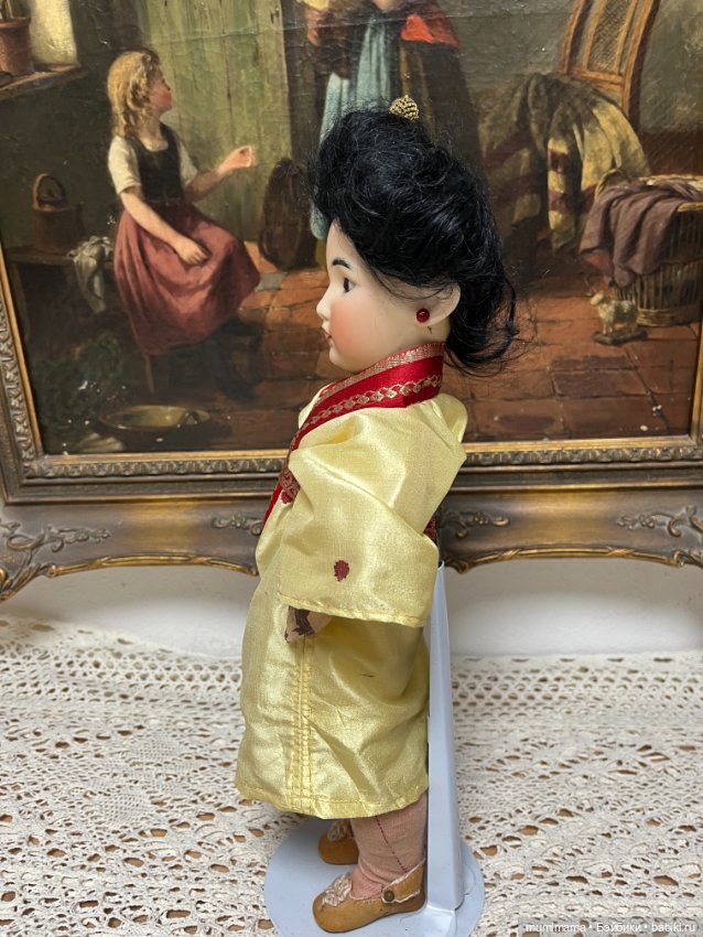 Антикварная азиаточка Simon Halbig 1329 рост 36 см (фото 9)