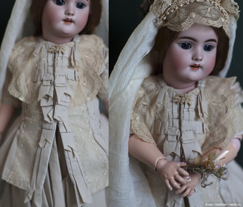 Наряд для антикварной куклы