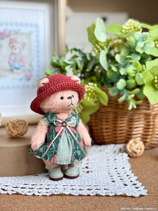 Мишка-малышка Клэр (рост 11 см) (фото 4)