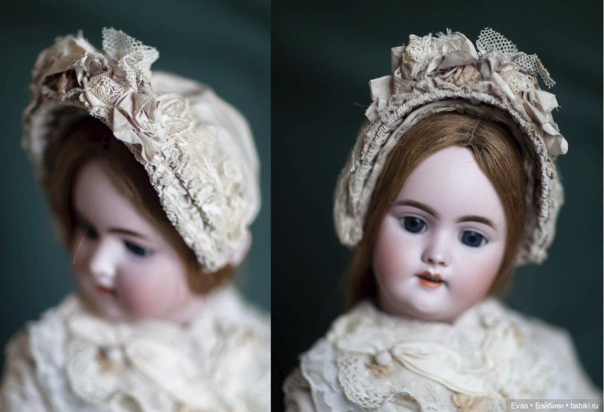 Шляпка для антикварной куклы