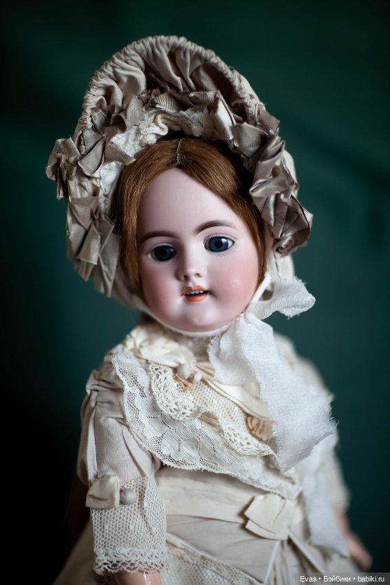 Боннет для антикварной куклы (фото 7)
