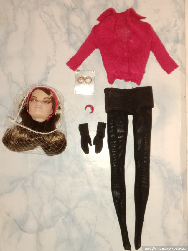 Fashion royalty Veronique Girl of the Moment 2004 редкая - новая голова, частичный аутфит, COA (фото 6)