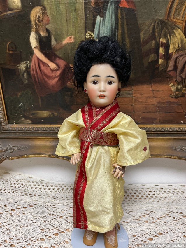 Антикварная азиаточка Simon Halbig 1329 рост 36 см (фото 2)