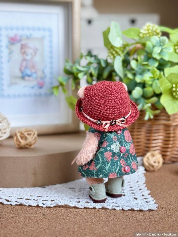 Мишка-малышка Клэр (рост 11 см) (фото 5)