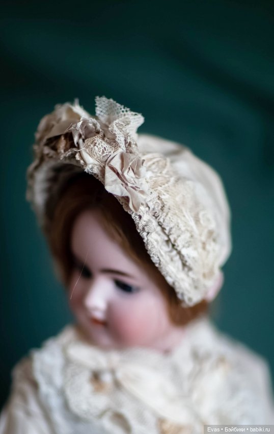 Шляпка для антикварной куклы (фото 4)