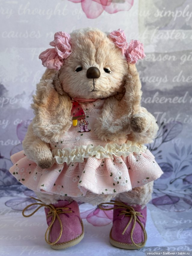 Кролик тедди — Авторские игрушки (фото 6)