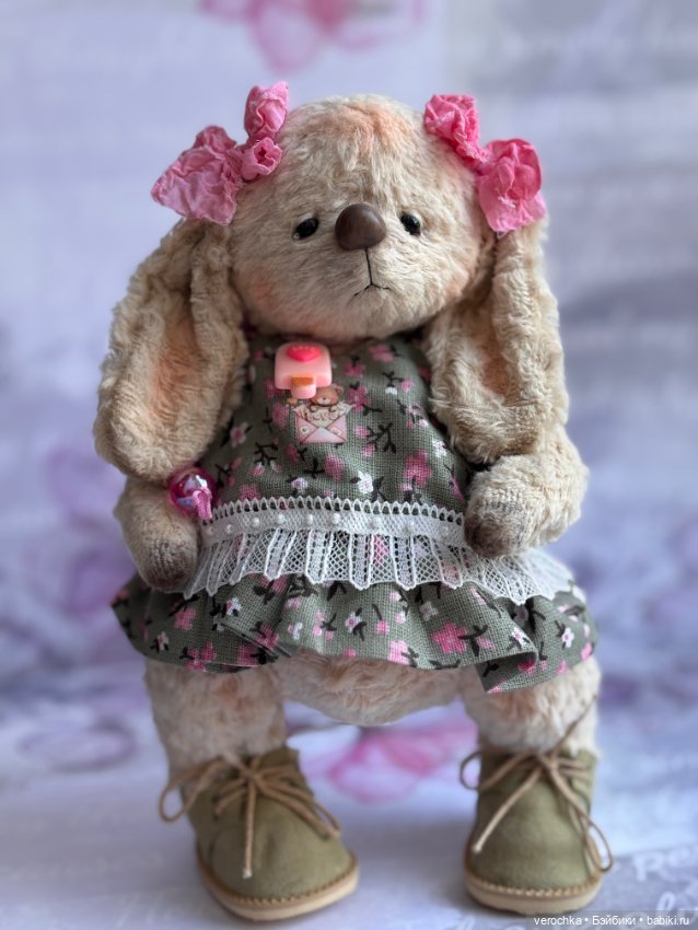 Зайка тедди — Авторские игрушки (фото 3)