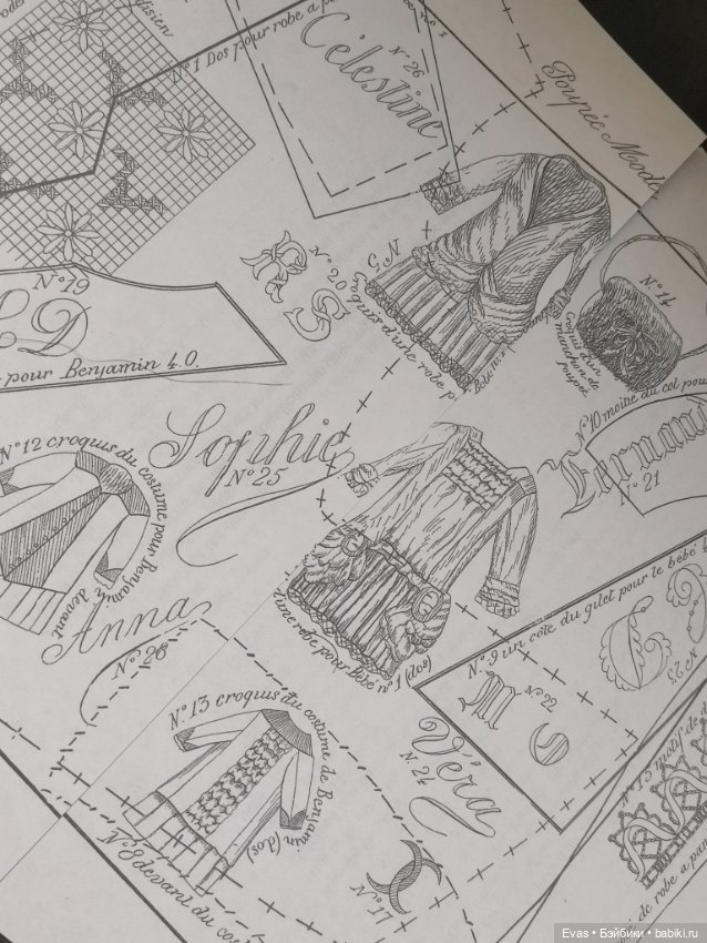 Набор выкроек для антикварных кукол (фото 5)