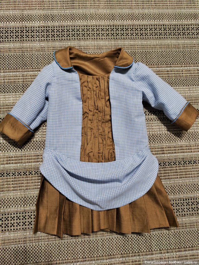 Платье для антикварной куклы (фото 5)