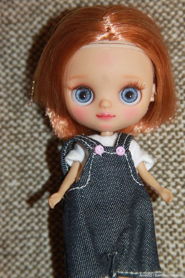 Кастом мини Blythe от Hasbro (фото 3)