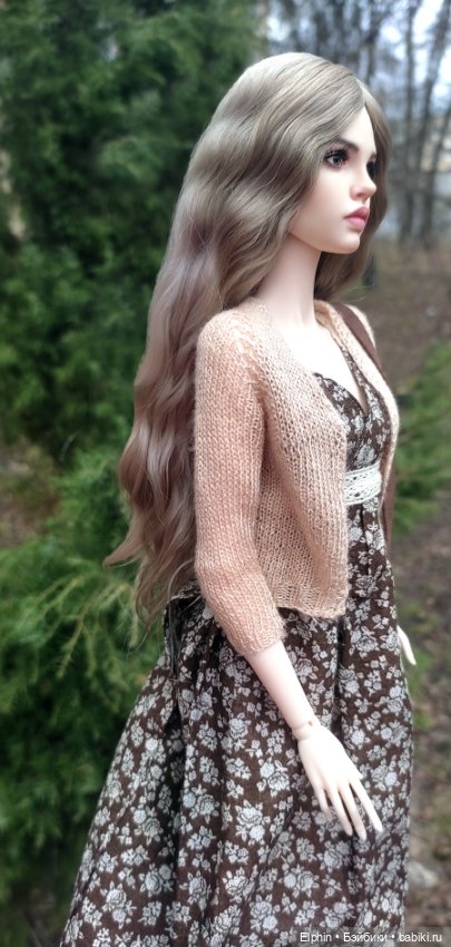 Длинный парик сложного градиентного окрашивания ОГ 11,5-12 см (фото 5)