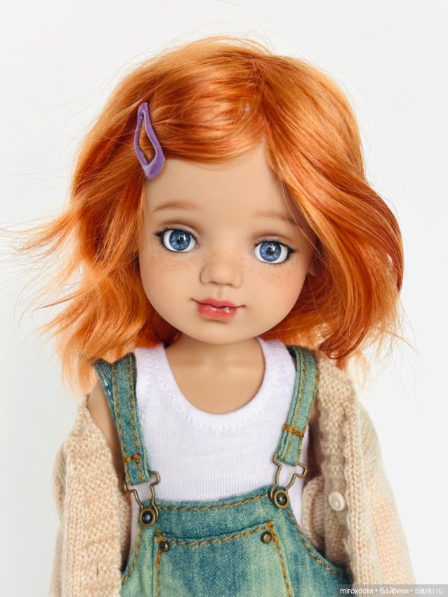 Рыжик Яна, авторская шарнирная кукла из полиуретана, фулсет (фото 2)