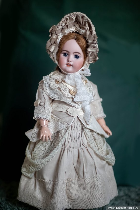 Боннет для антикварной куклы (фото 5)