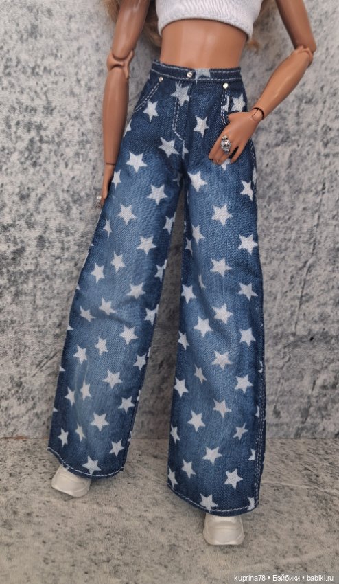 Джинсы на барби — Одежда для кукол (фото 2)