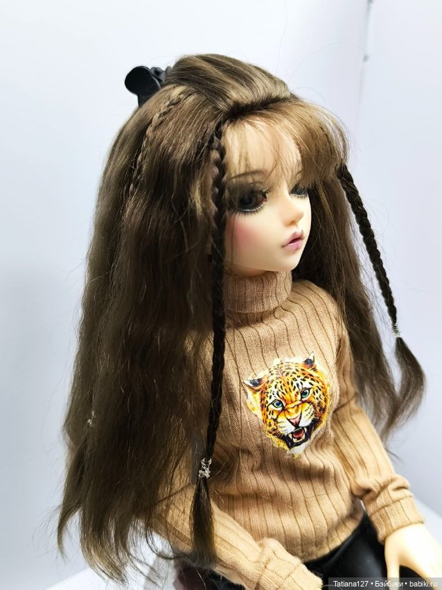 Парик для куклы Minifee с обхватом головы 17,5-18см (фото 2)