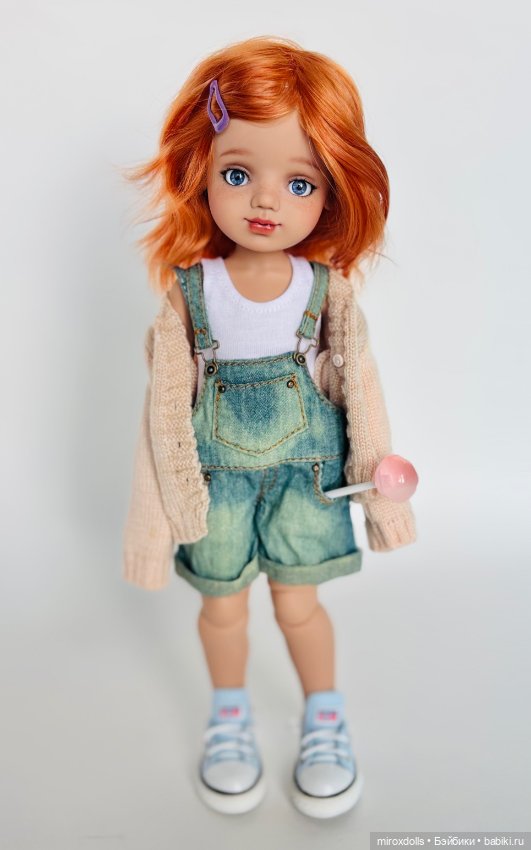 Рыжик Яна, авторская шарнирная кукла из полиуретана, фулсет