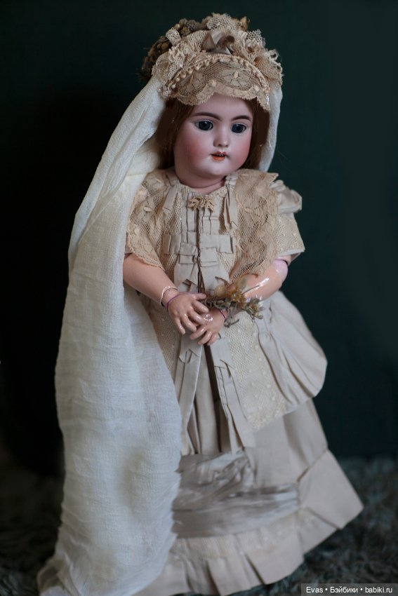 Наряд для антикварной куклы (фото 5)
