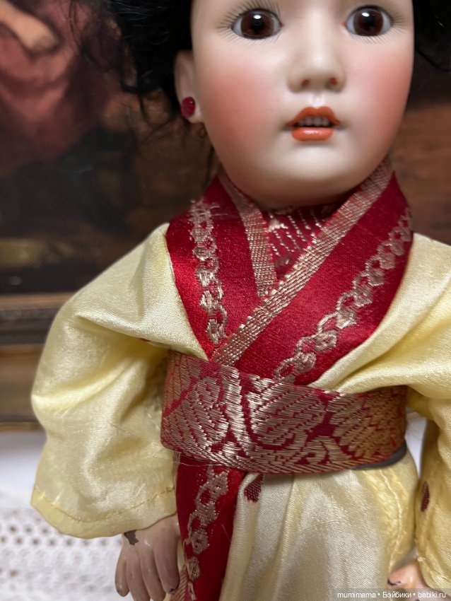 Антикварная азиаточка Simon Halbig 1329 рост 36 см (фото 5)