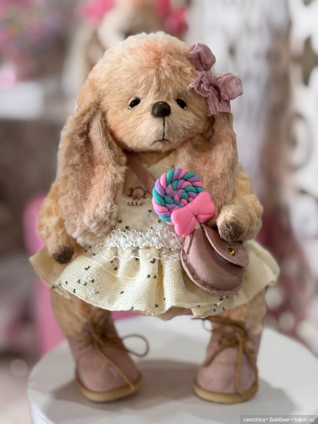 Зайка тедди — Авторские игрушки (фото 4)