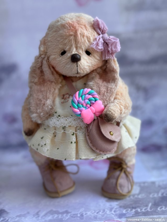 Зайка тедди — Авторские игрушки (фото 2)