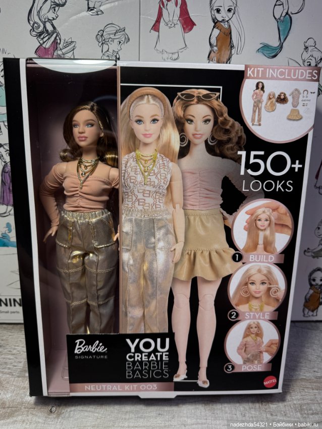 Головы Барби Фриды и Оливии из конструктора №3 лотом (фото 2)