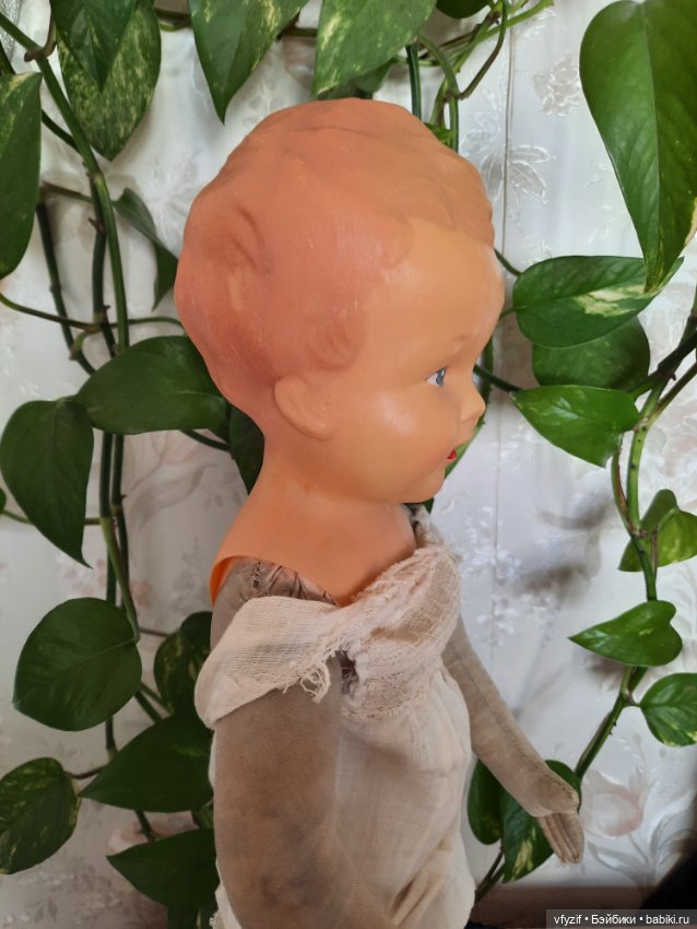 Кукла СССР артель бюст целлоулоид клеймо (фото 8)