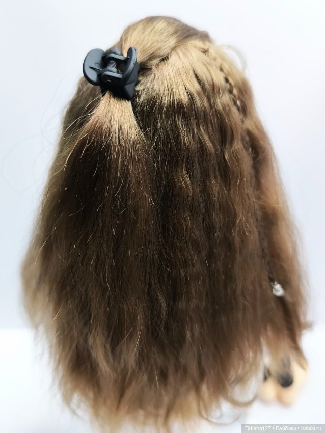 Парик для куклы Minifee с обхватом головы 17,5-18см (фото 5)