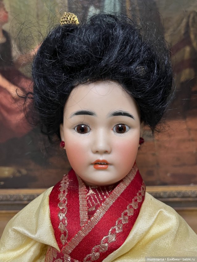 Антикварная азиаточка Simon Halbig 1329 рост 36 см (фото 8)