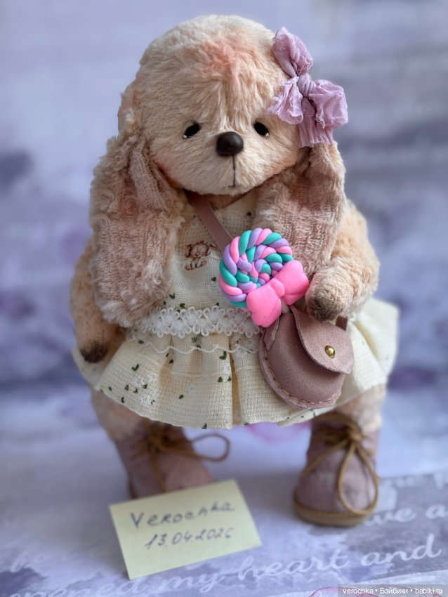Зайка тедди — Авторские игрушки (фото 3)