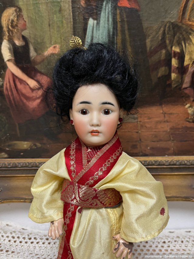 Антикварная азиаточка Simon Halbig 1329 рост 36 см