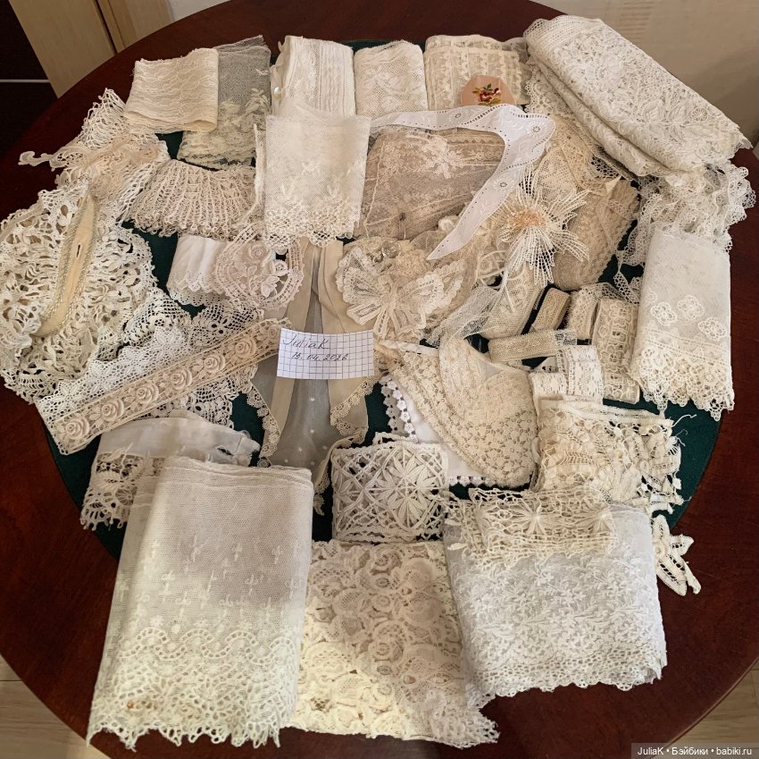 Антикварное и винтажное кружево и элементы (фото 7)