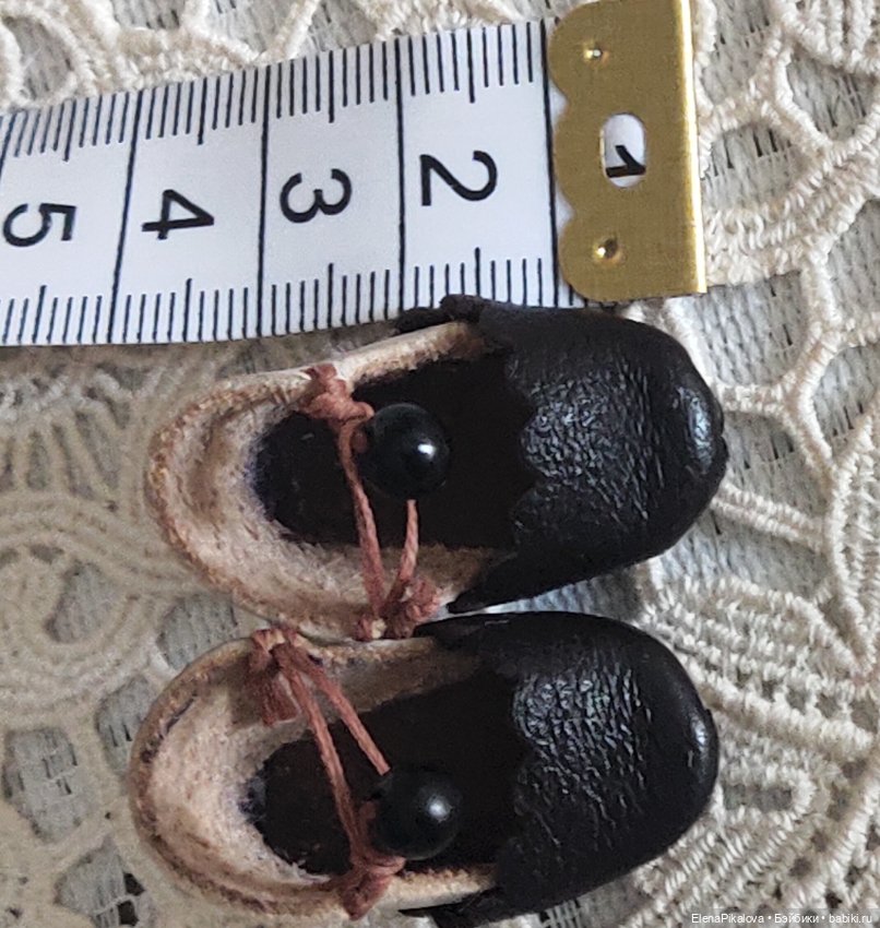 Туфли для антикварной куклы (фото 3)