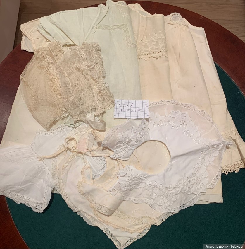 Антикварные/винтажные детские платья, сорочки, воротники, чепчики (фото 8)