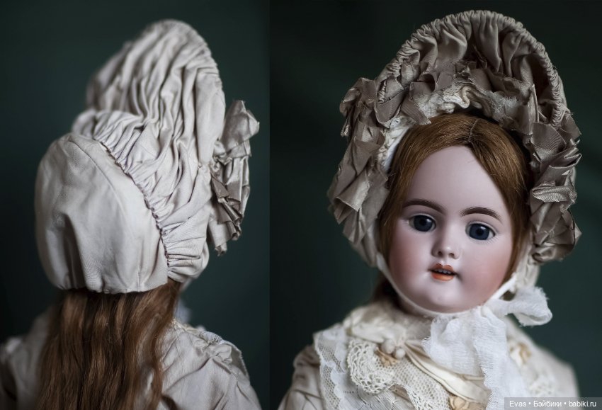 Боннет для антикварной куклы