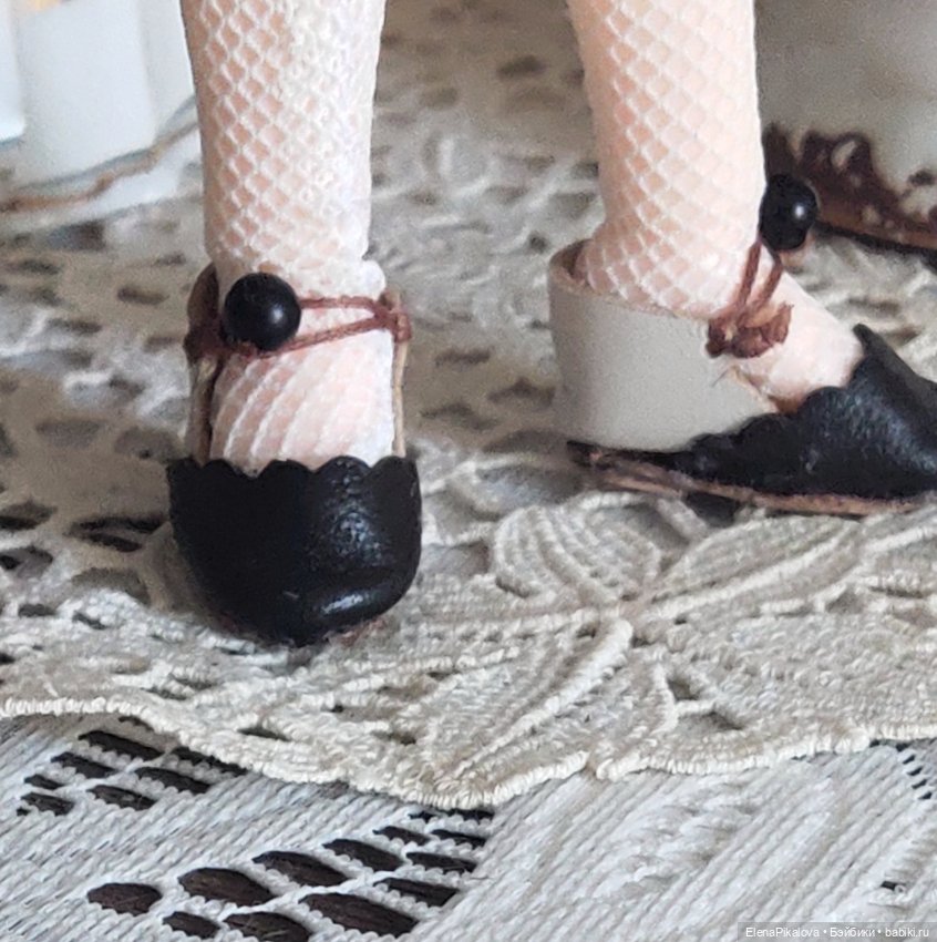 Туфли для антикварной куклы (фото 5)