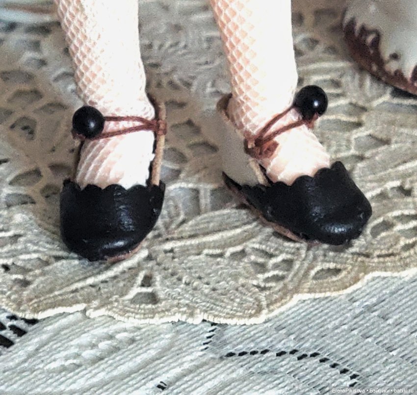 Туфли для антикварной куклы (фото 4)