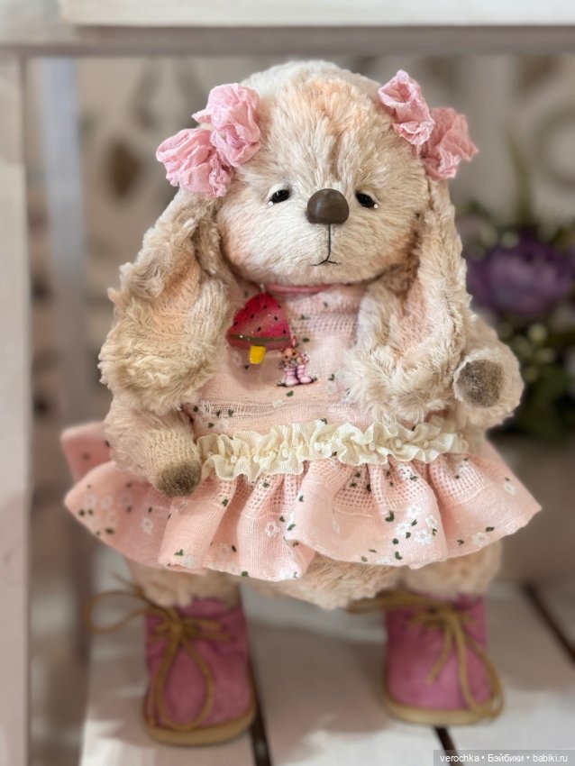 Кролик тедди — Авторские игрушки (фото 5)