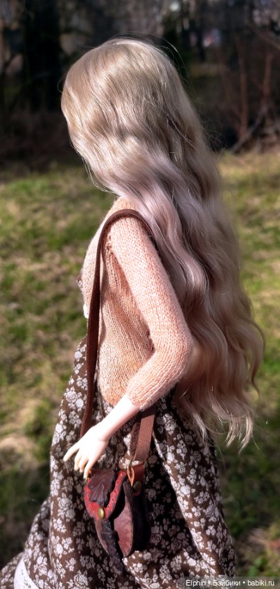 Длинный парик сложного градиентного окрашивания ОГ 11,5-12 см (фото 4)