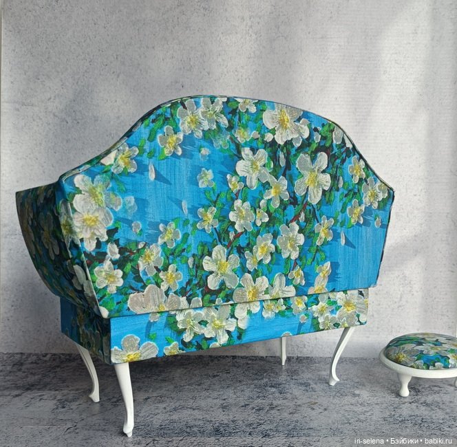 Диван "Весенний" с банкеткой. Куклам от 30 до 43 см (фото 7)