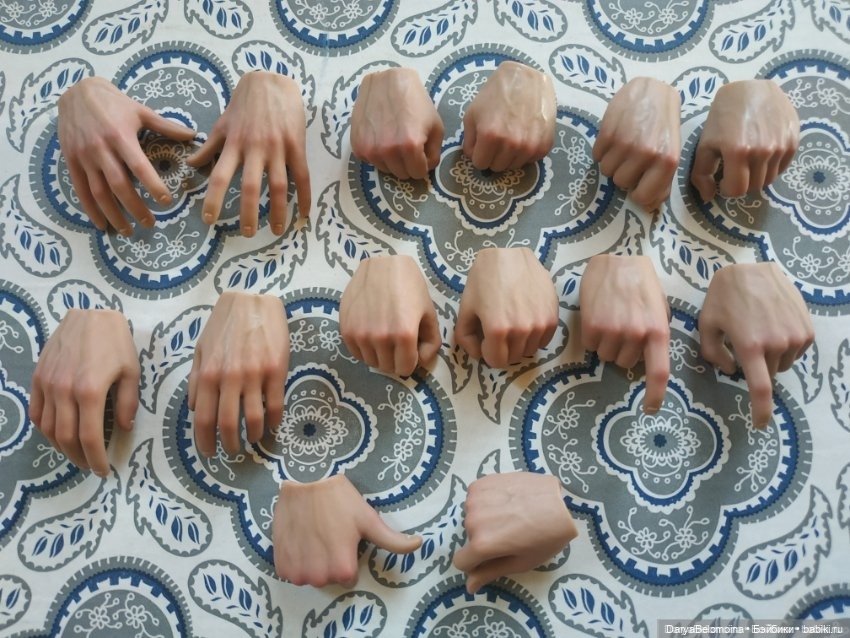 Кисти мужские для экшен-парней от Worldbox