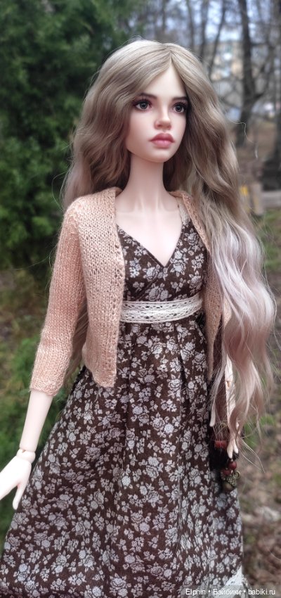 Длинный парик сложного градиентного окрашивания ОГ 11,5-12 см