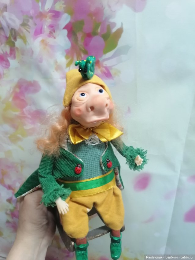 Крейзи мужчина с улиткой — Авторские куклы