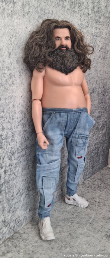 Джинсы на Хагрида — Одежда для кукол (фото 3)