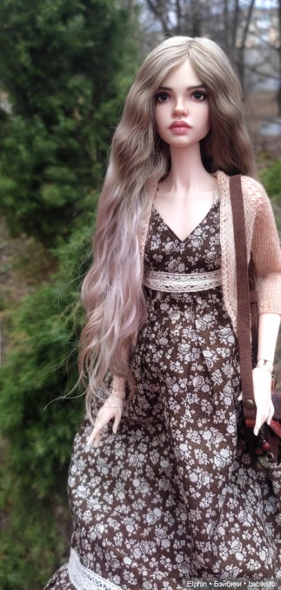 Длинный парик сложного градиентного окрашивания ОГ 11,5-12 см (фото 3)