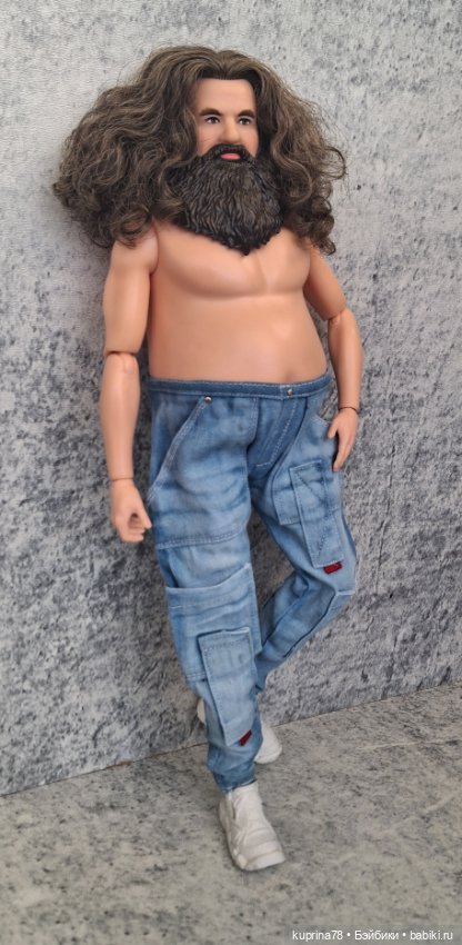 Джинсы на Хагрида — Одежда для кукол (фото 4)