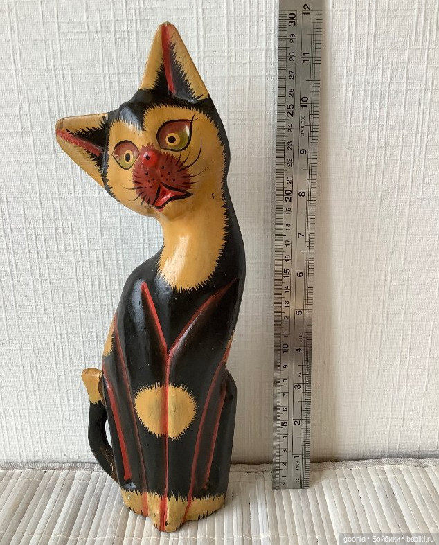 Кошка из дерева — Статуэтки (фото 2)