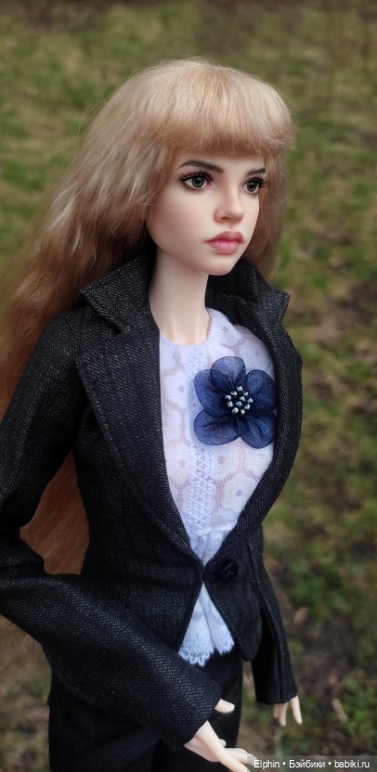 Длинный парик с челкой ОГ 11,5-12 см (фото 7)