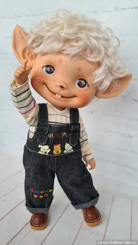 Продаю большого мышонка Loy от Lucy doll в цвете тан (фото 4)