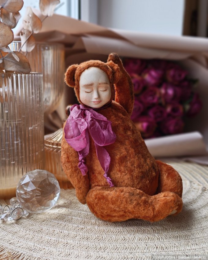 Тедди долл Мишель — Авторские игрушки